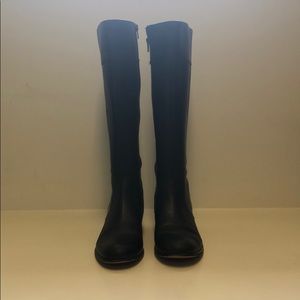 Knee high, black boots